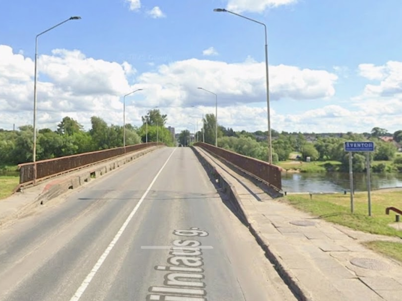 Dėl rekonstrukcijos darbų bus ribojamas eismas Vilniaus gatvėje ir ant tilto per Šventosios upę